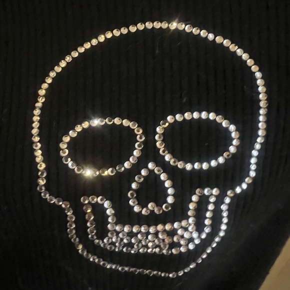 No Boundaries Black Shirt with Skull Size Medium - Picture 3 of 5